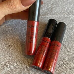 NYX Soft Matte Lip Cream Trio - Bold Red Shade